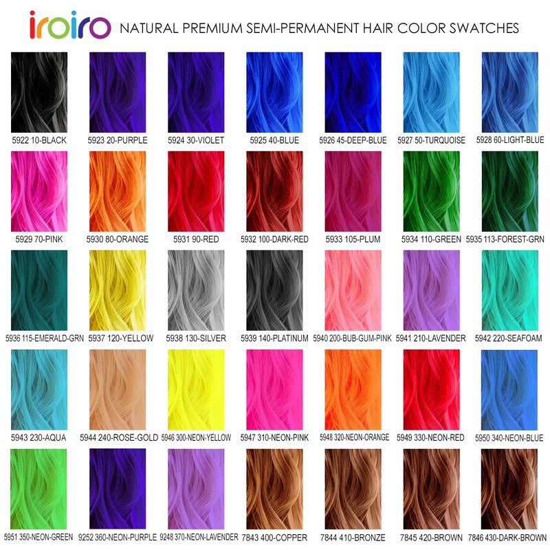 IROIRO Premium Natural Semi-Permanent Hair Color 330 Neon Red (4oz) - Image 5